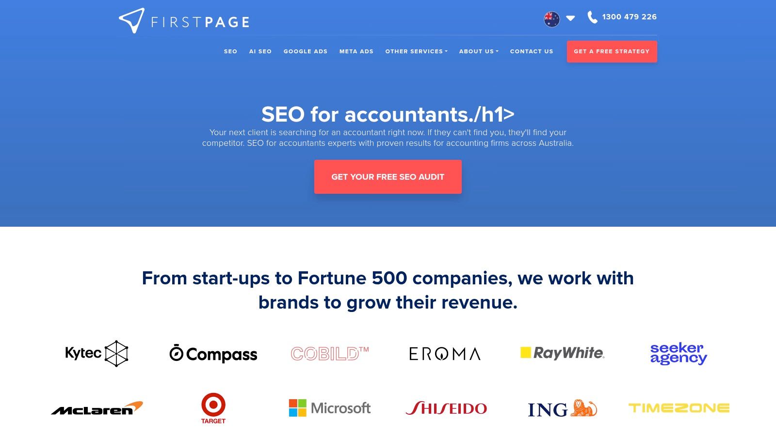First Page Australia – SEO for Accountants