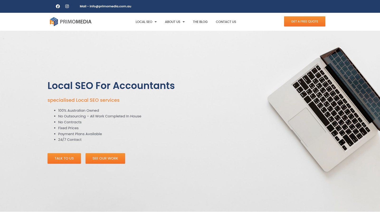 Primo Media – Local SEO for Accountants
