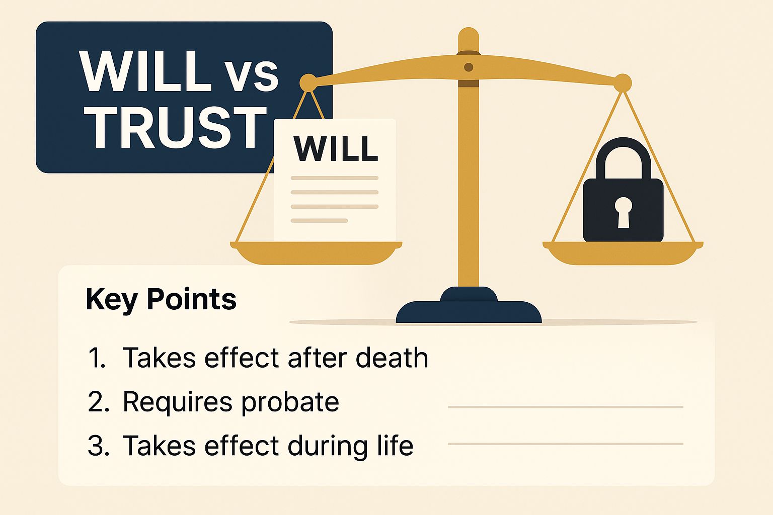Infographic about estate planning basics