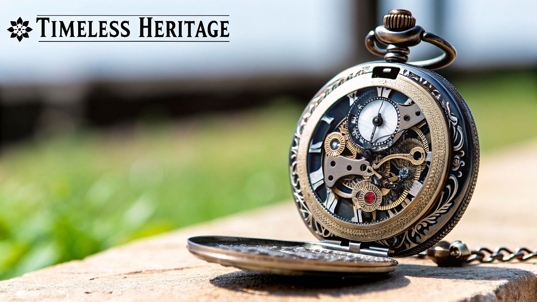 An appraiser examining an antique pocket watch