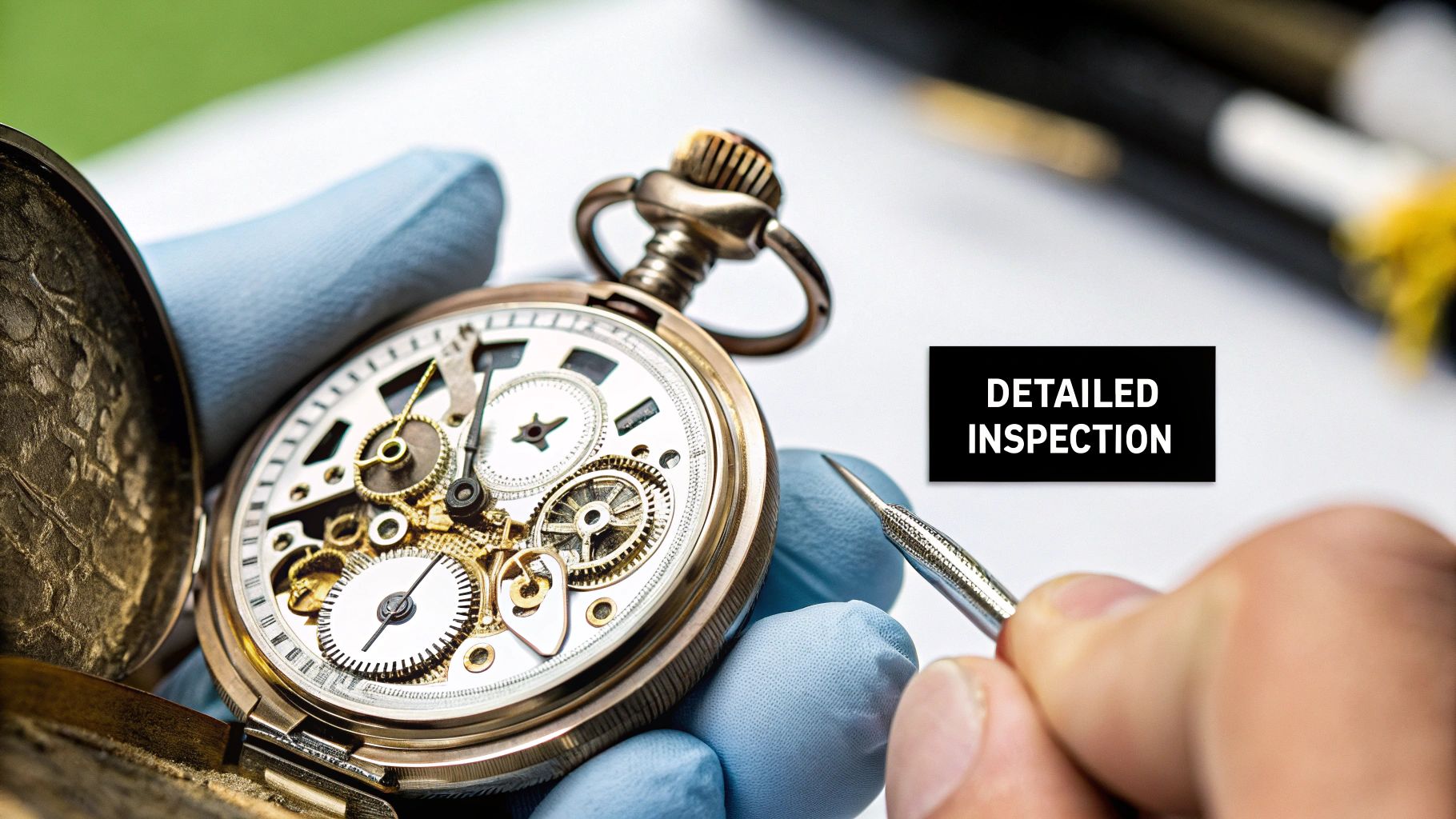An array of antique watches