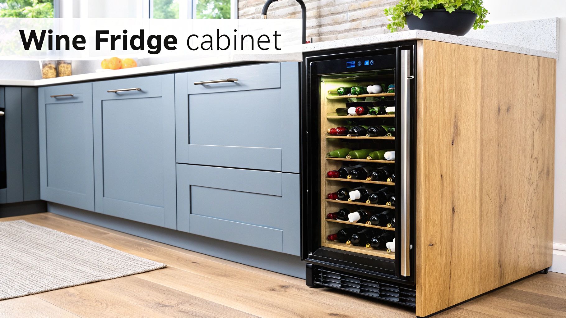 Wine Refrigerator Cabinets