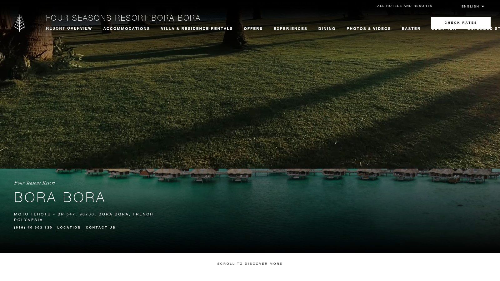 Four Seasons Resort Bora Bora