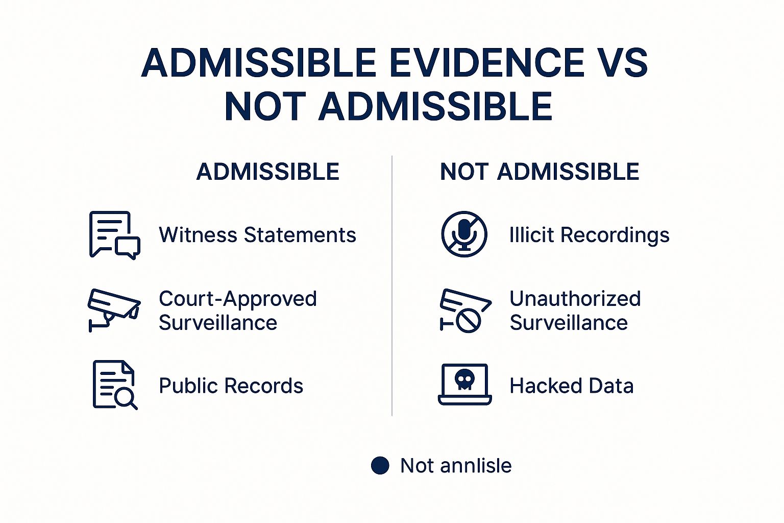 admissible evidence