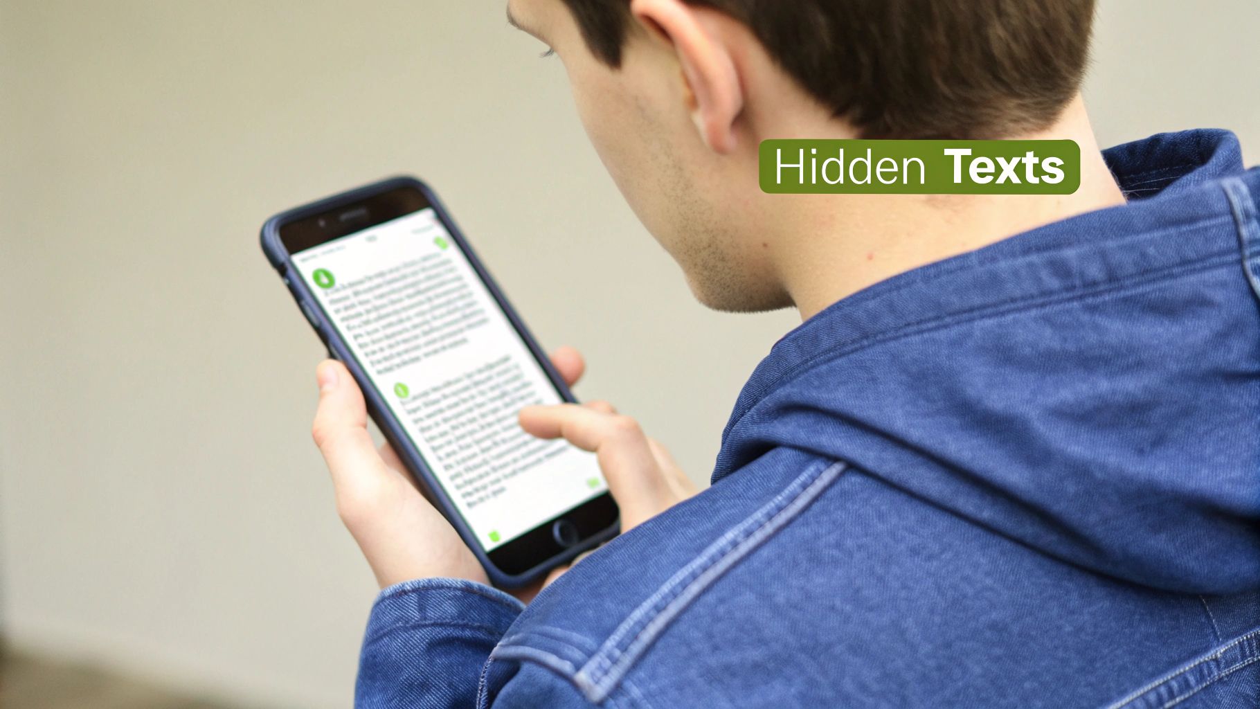 Hidden text messages