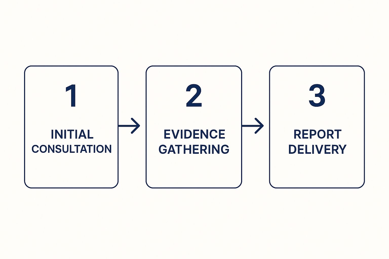 Investigation steps