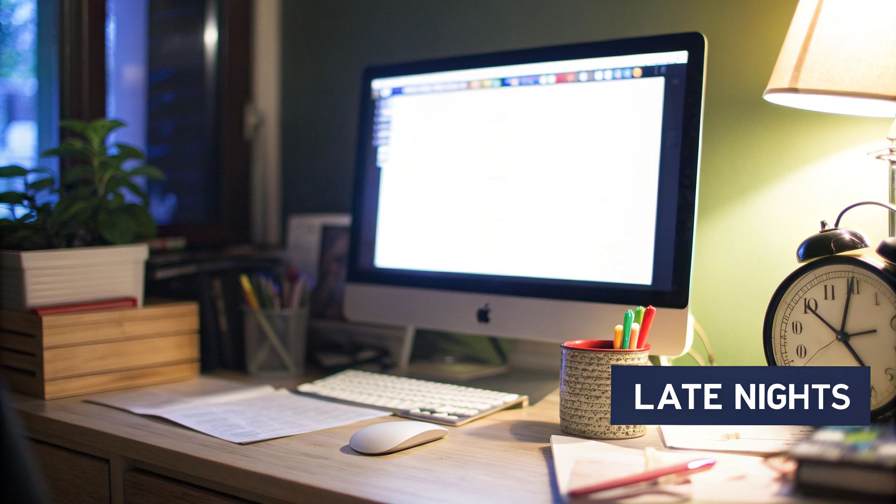 Working late regularly