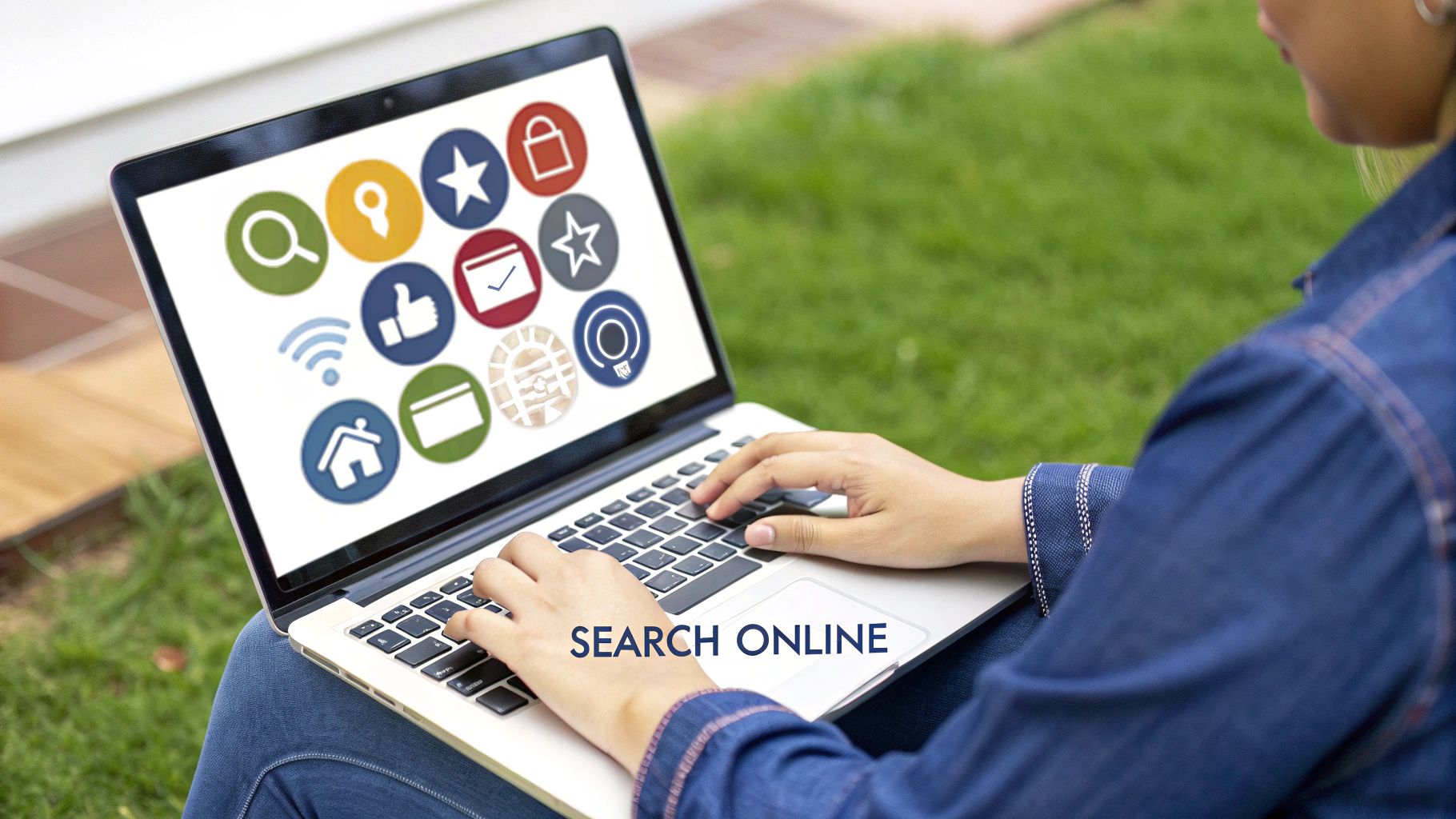 Online searches for missing persons