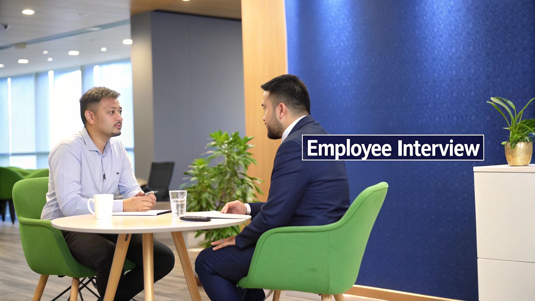 Employee interviewing