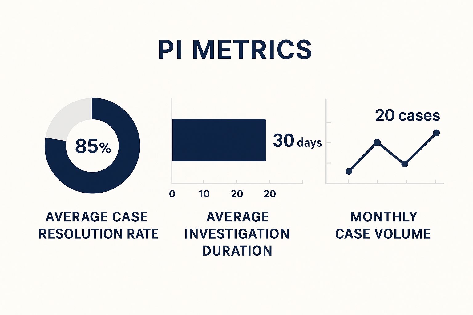 private investigation metrics