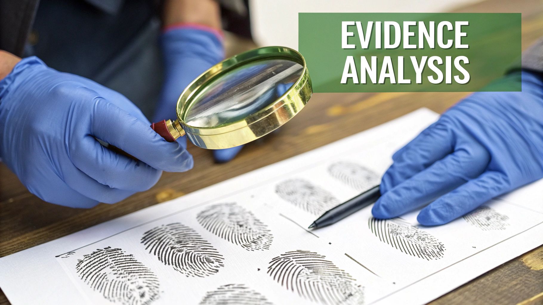 analysing evidence