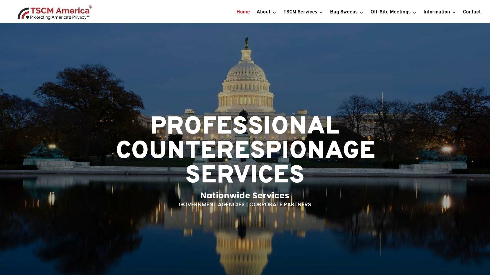 TSCM America Website