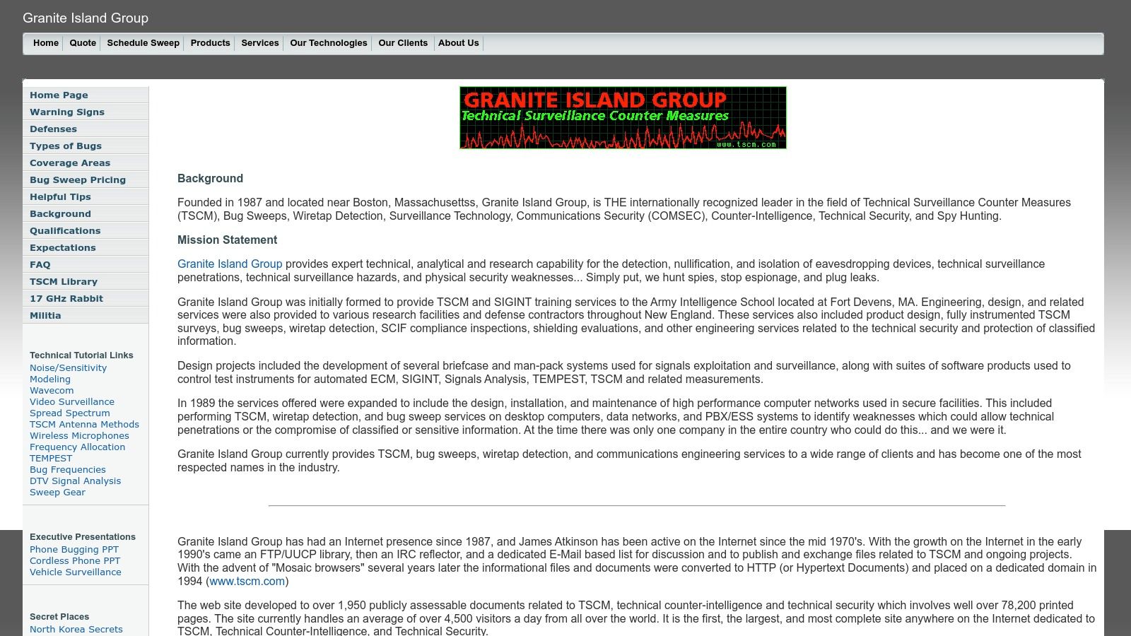Granite Island Group Website