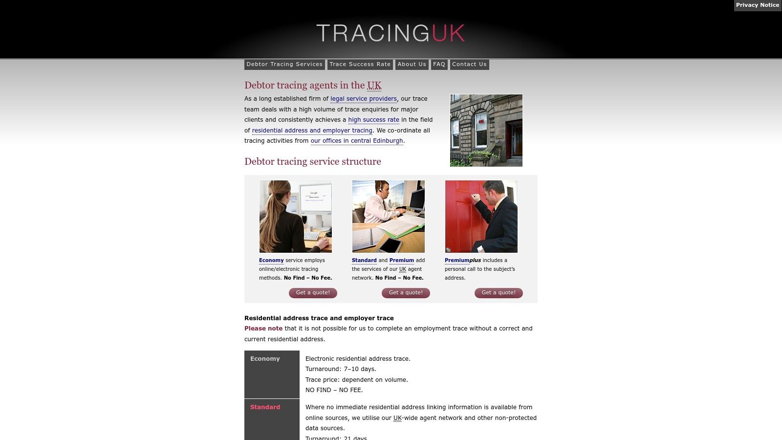 Tracing UK