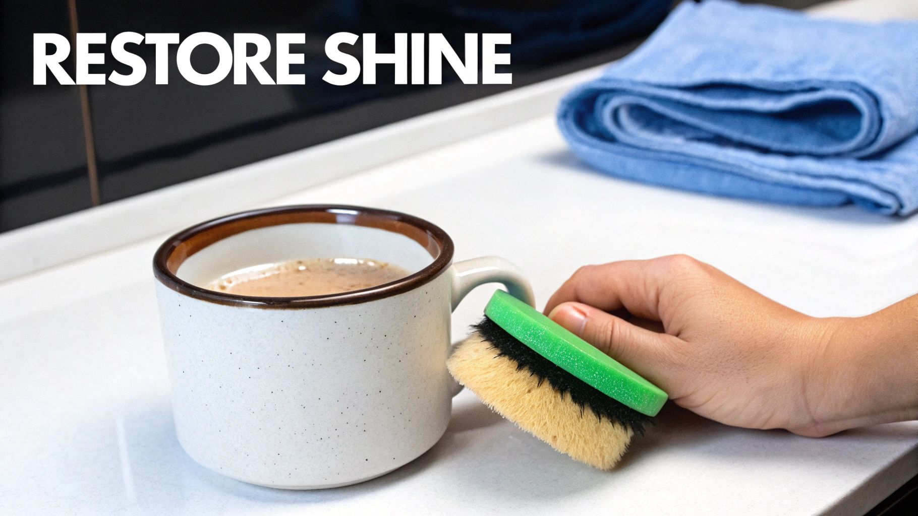 A professional cleaner carefully treating a stain on an antique rug.