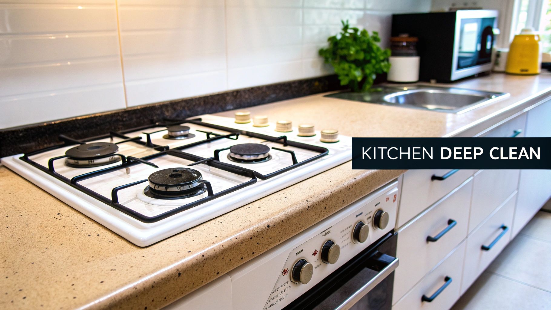 Deep Kitchen Cleaning and Appliance Sanitation
