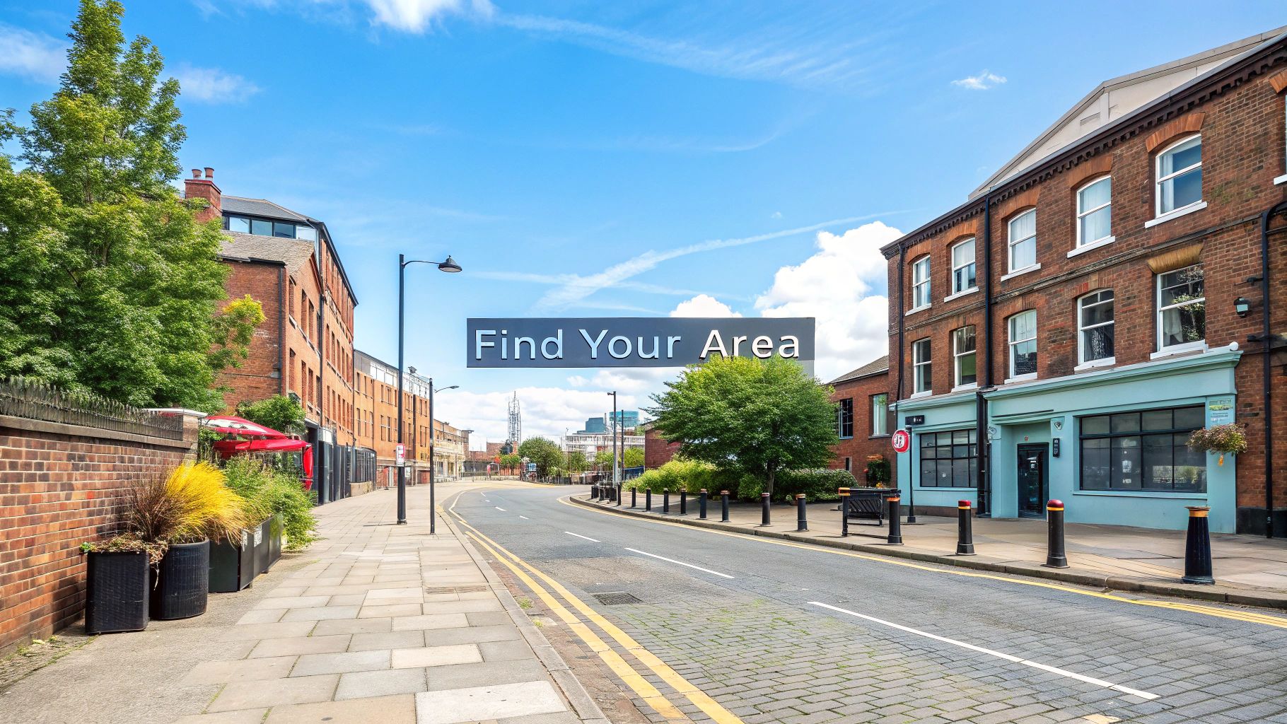 Map of Liverpool with key neighbourhoods highlighted for finding a house share.