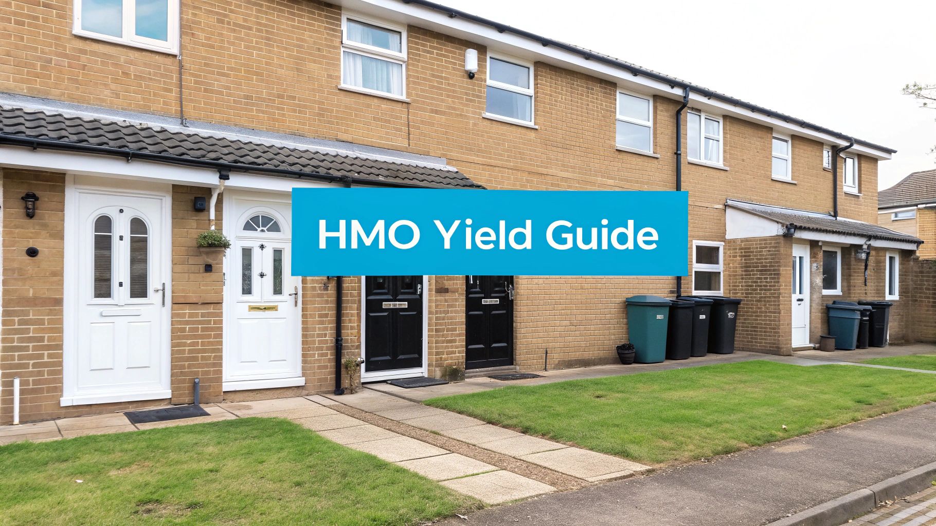 A modern block of flats, representing multi-unit properties, under a clear sky.