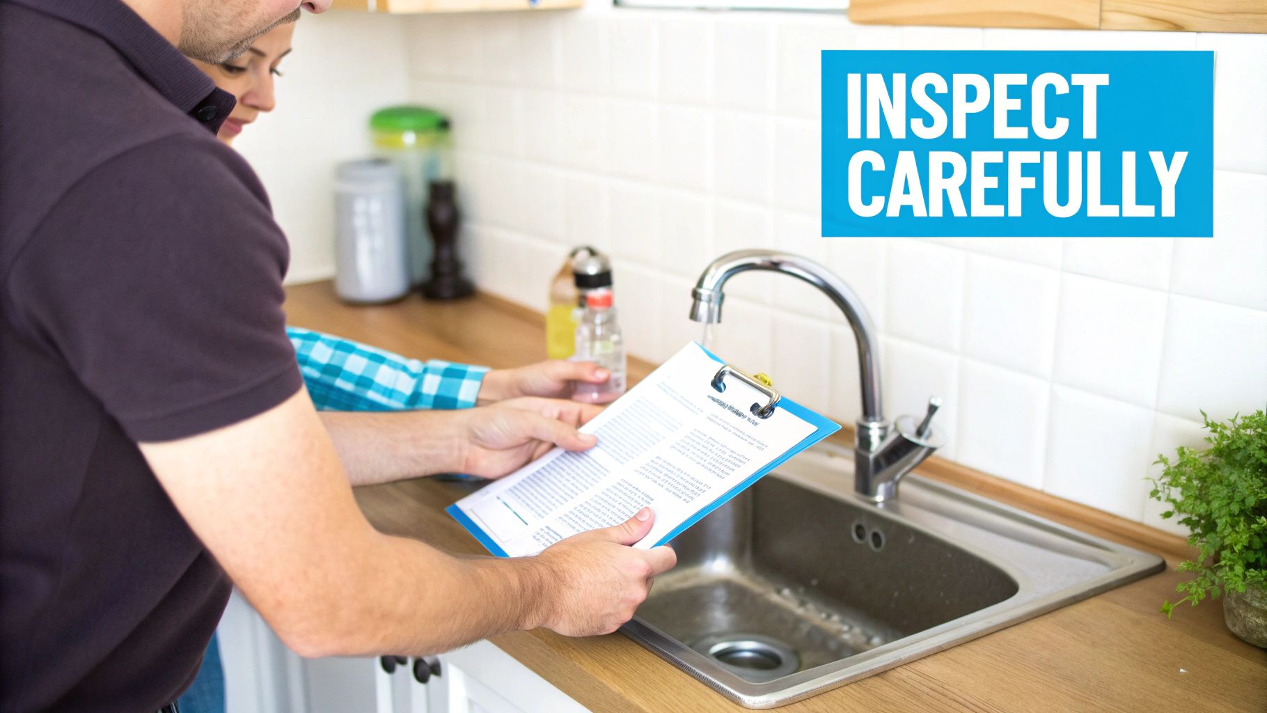 A group of young people chatting and smiling in a shared kitchen, illustrating the social aspect of house shares.