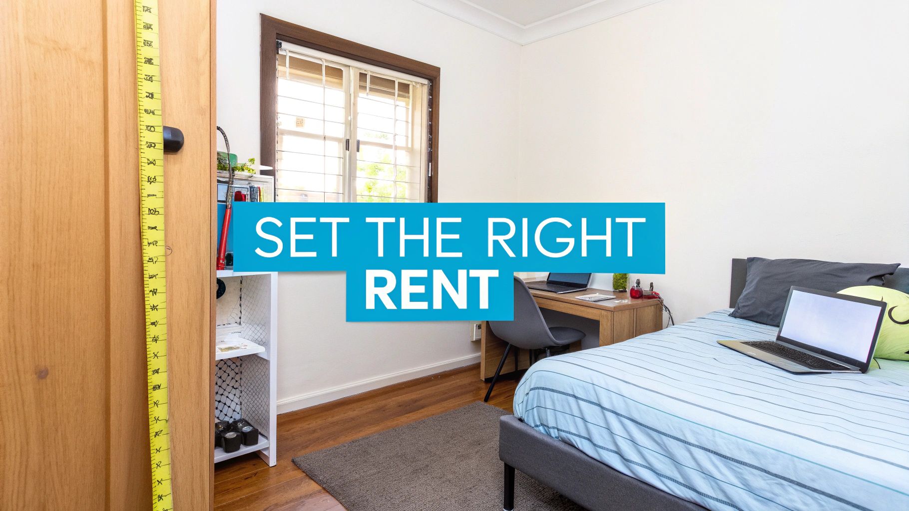 A person smiling and shaking hands with another person at the front door of a house