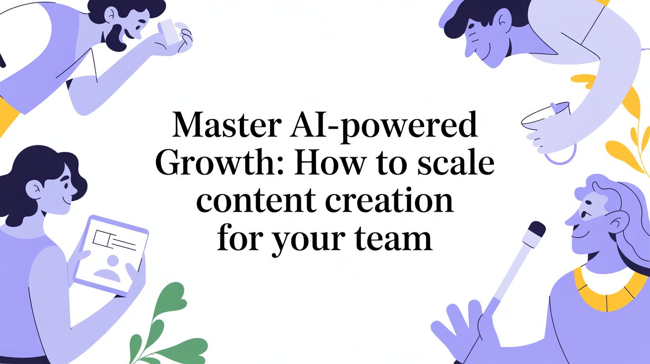 How to Scale Content Creation with AI
