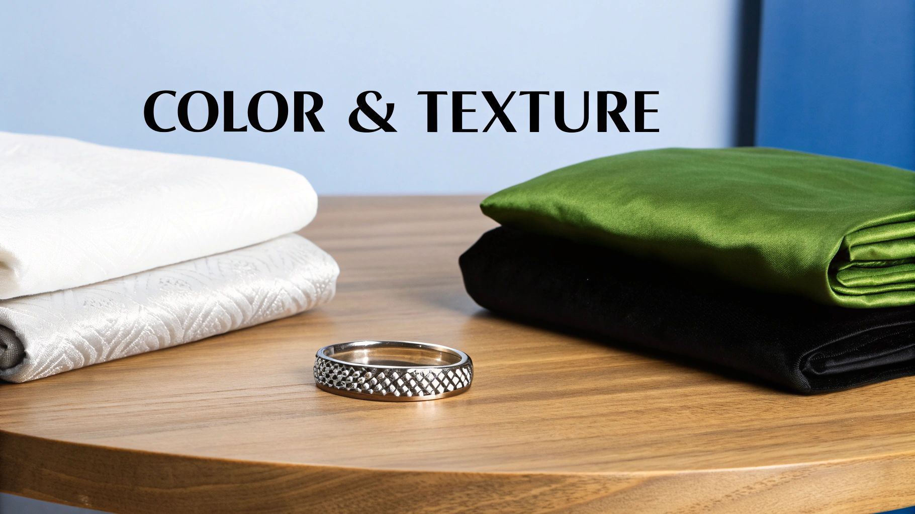 Elegant table setting showcasing a sophisticated colour palette and rich textures.