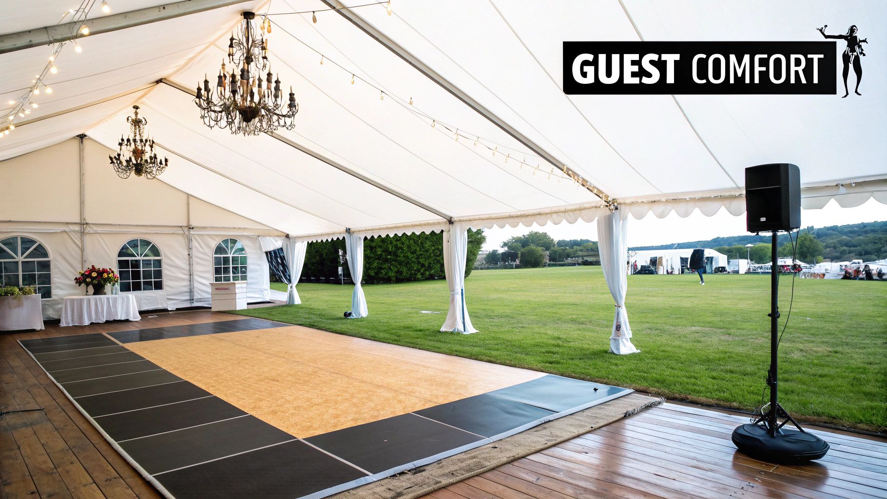 Elegant tent accessories