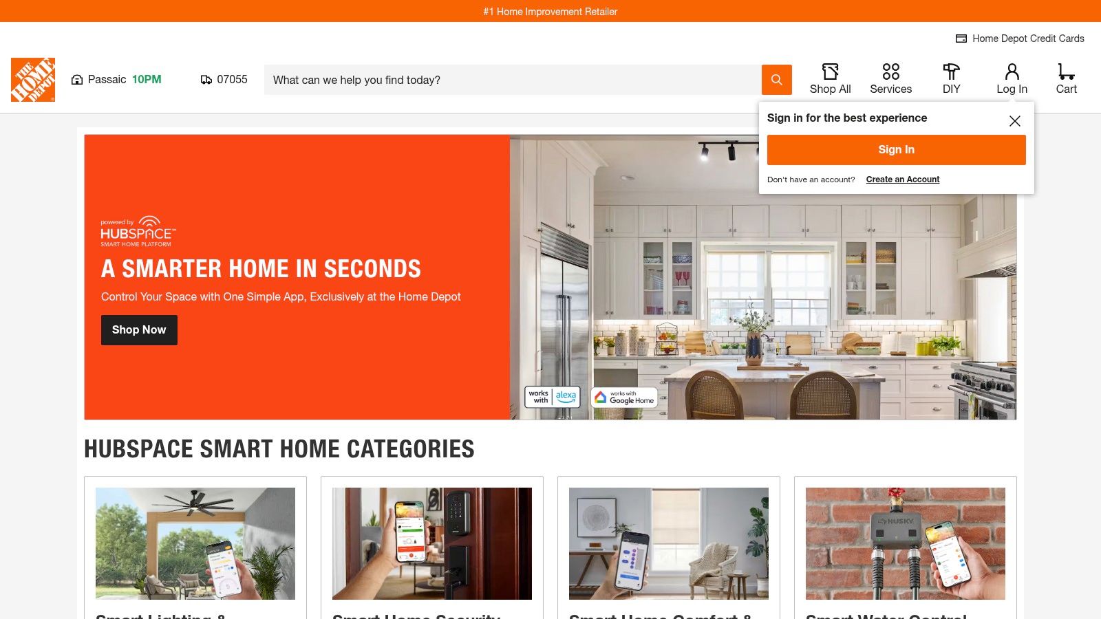 The Home Depot — Hubspace Smart Home