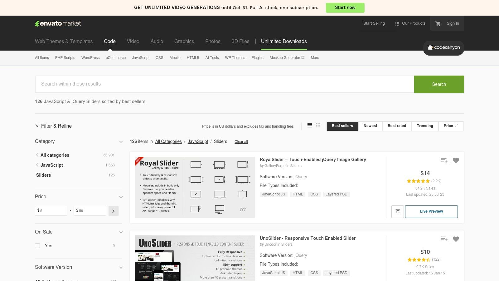 Envato Market – CodeCanyon