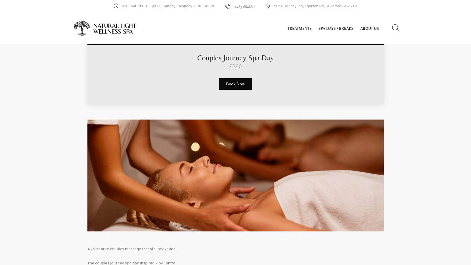 Couples Re-Connection Spa Day