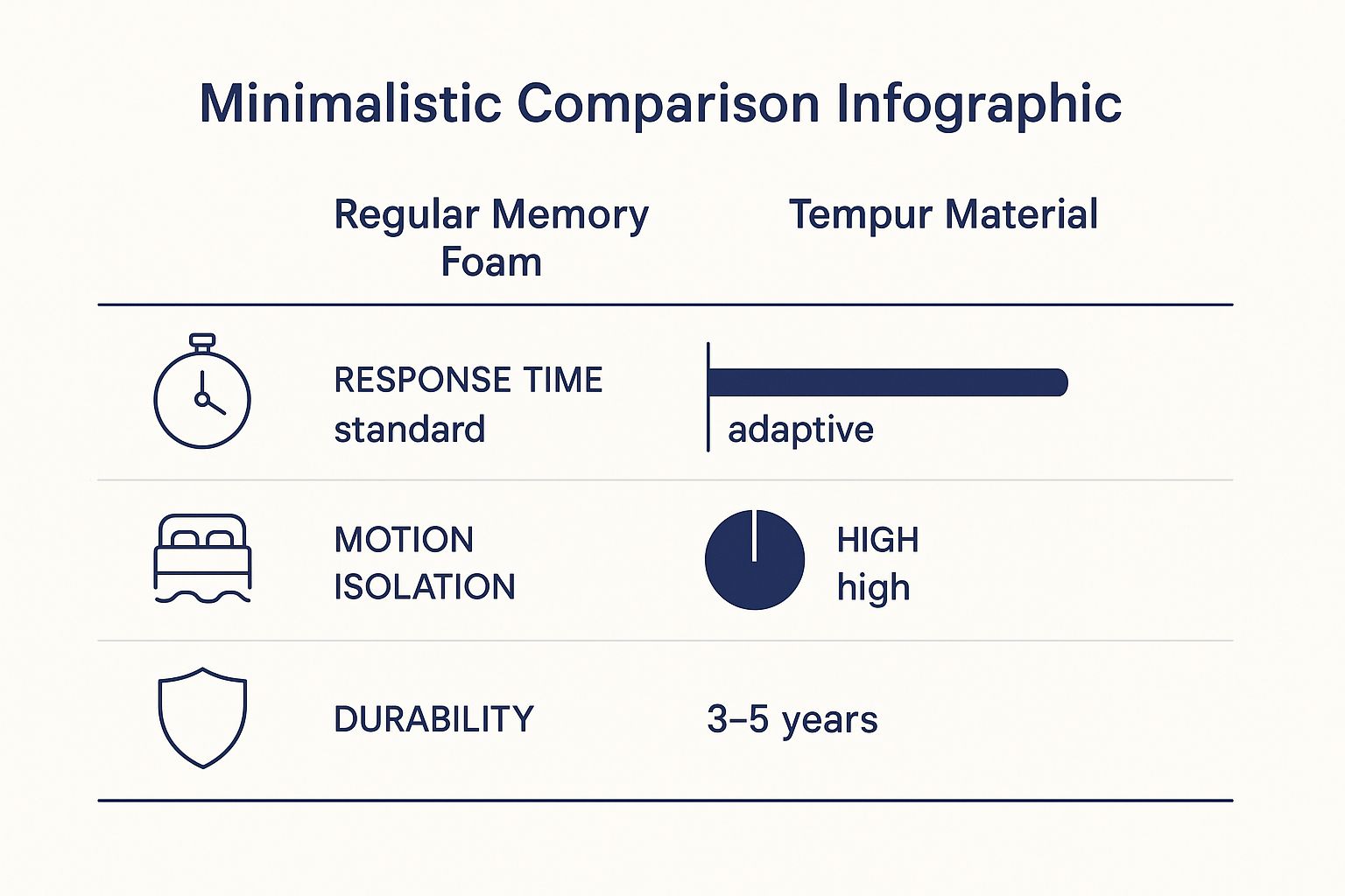 Infographic about tempur beds nz