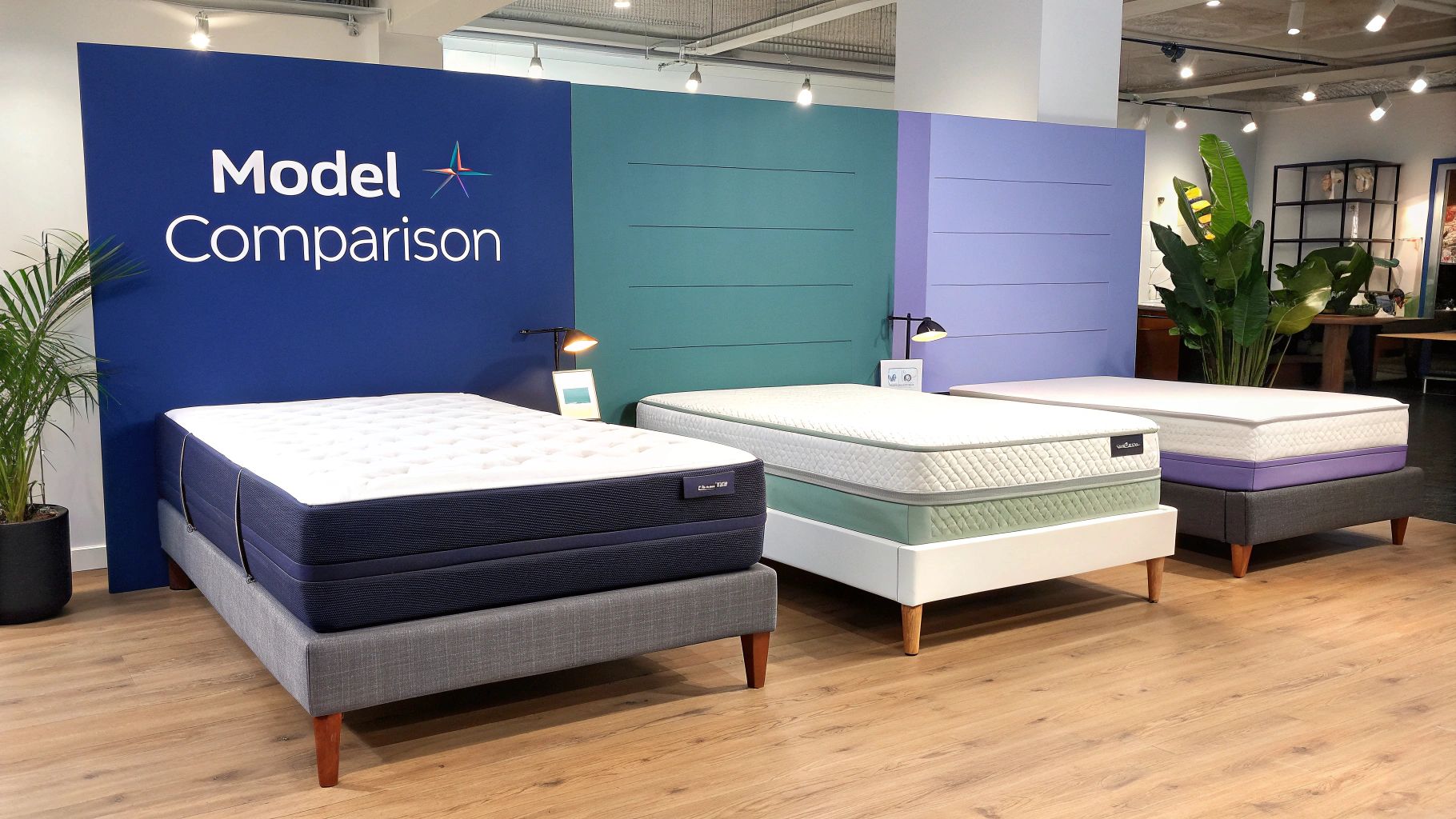 A couple comfortably sleeping on a Tempur bed, highlighting its supportive qualities.