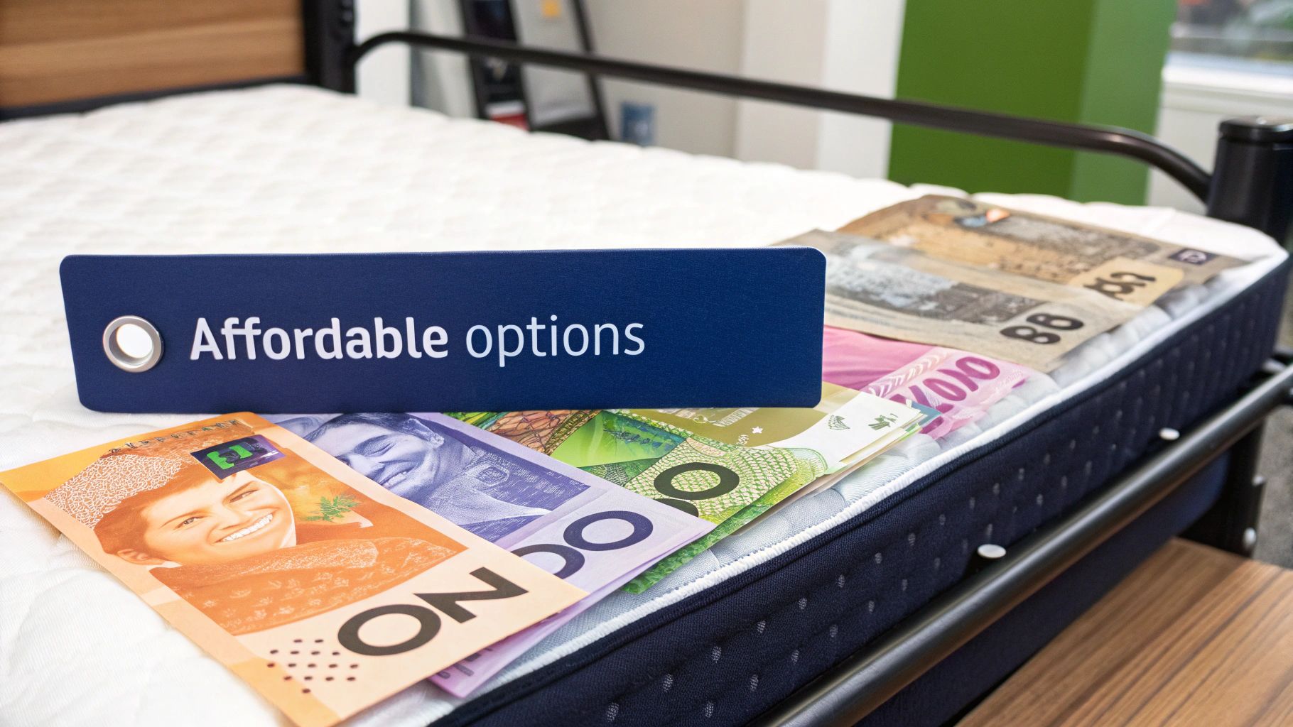 A senior couple in New Zealand reviewing their budget with a calculator and paperwork at their kitchen table.