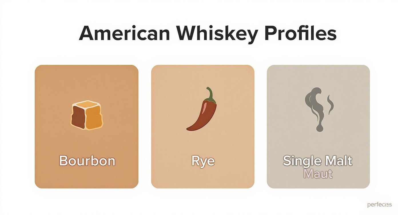 Infographic about food pairing with whisky