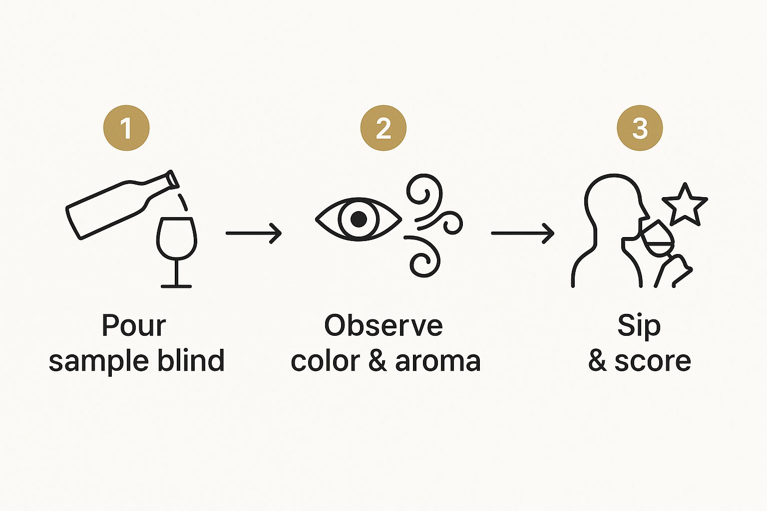 Infographic about blind whiskey tasting kit
