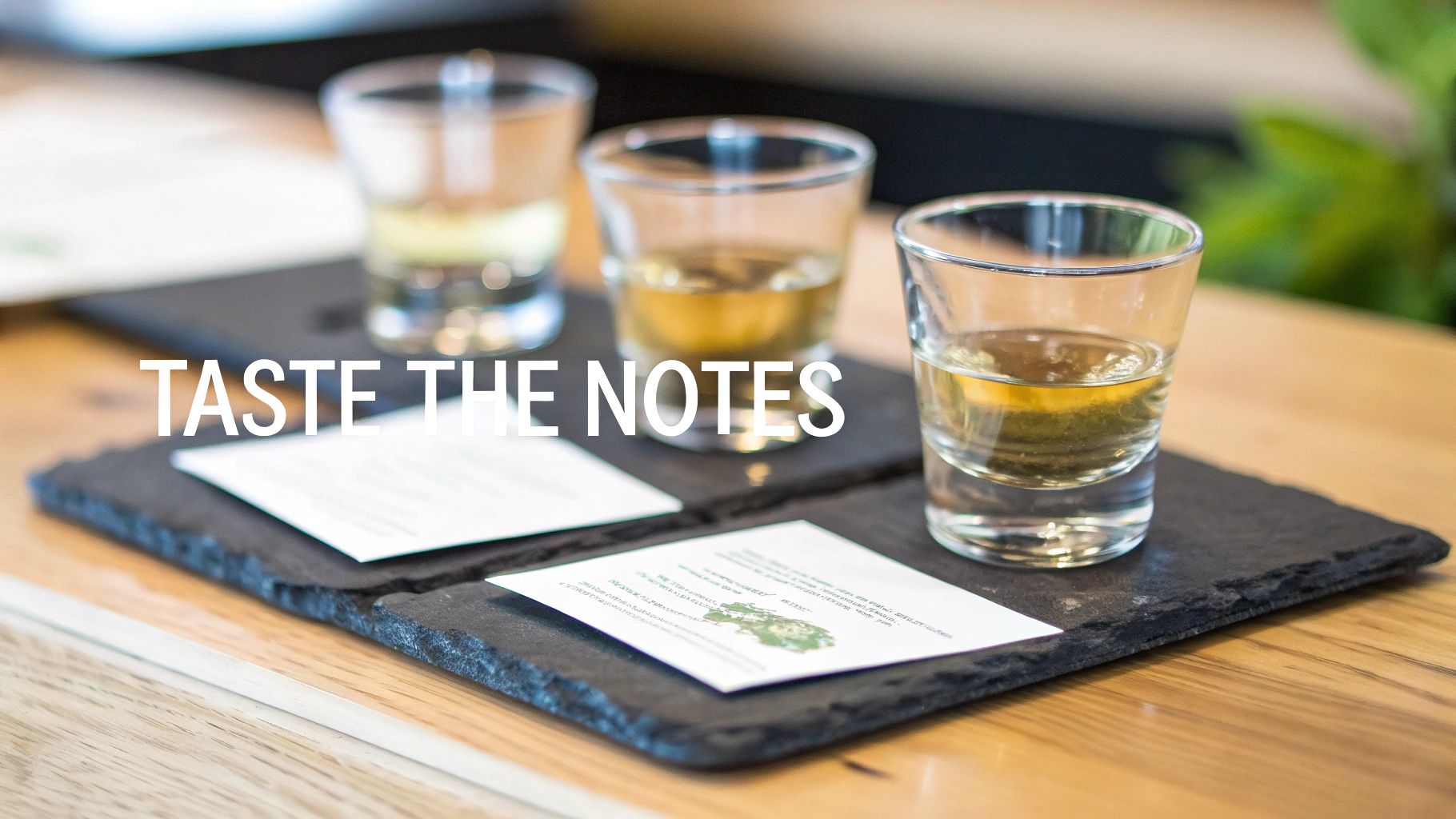 Barrels of American whiskey aging in a modern craft distillery.