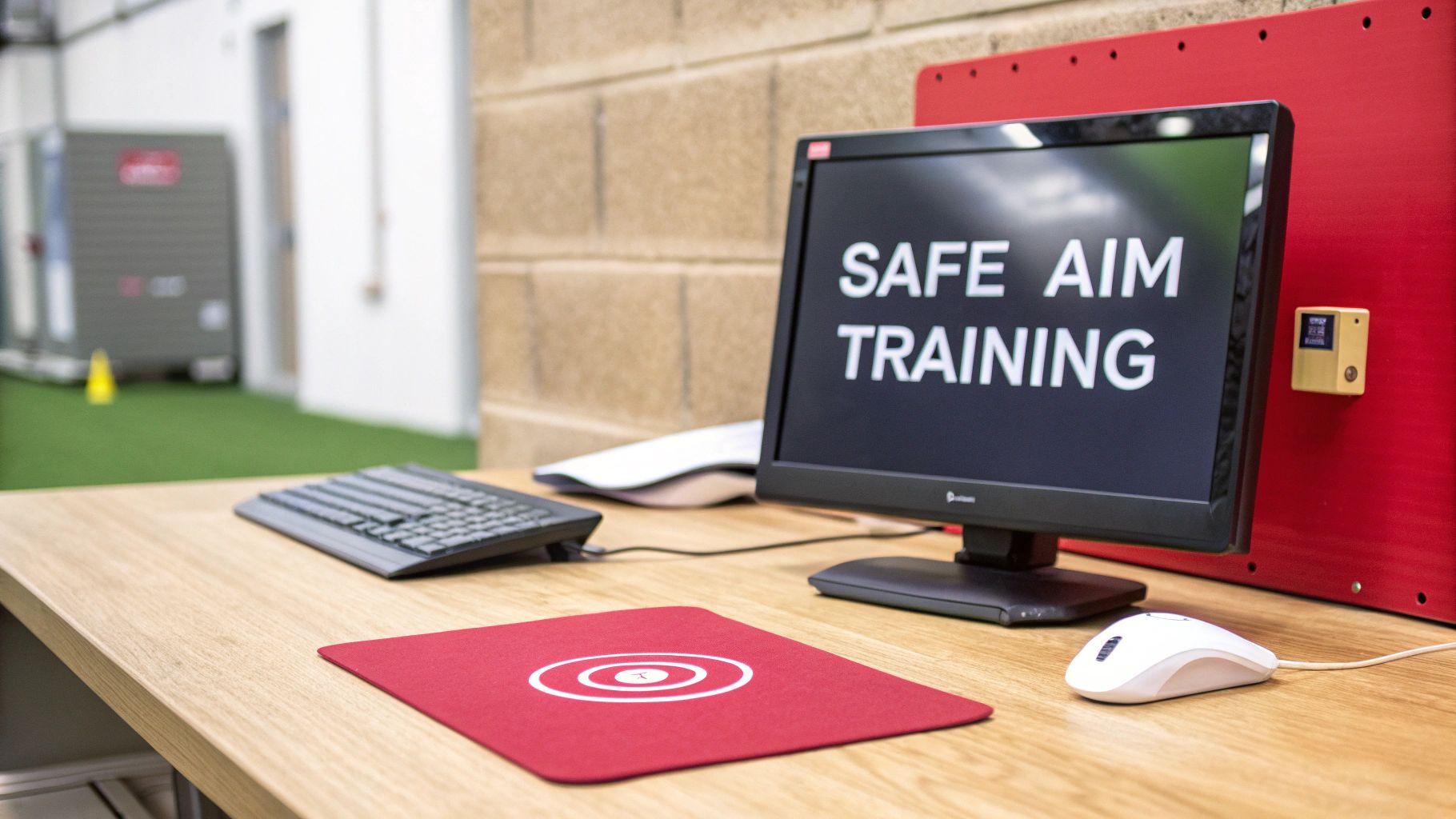 High quality aim training setup in Fortnite