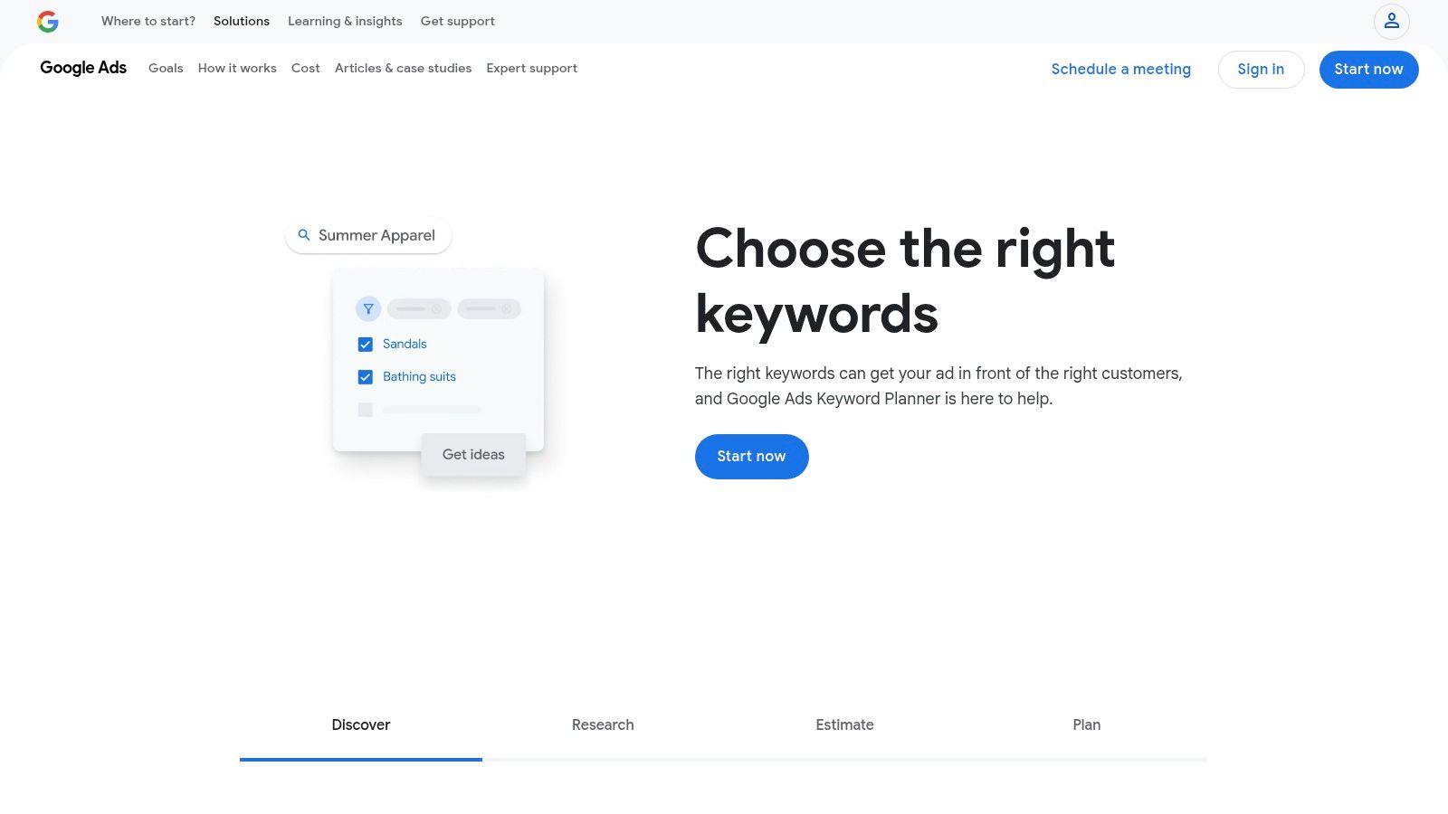 Google Ads — Keyword Planner