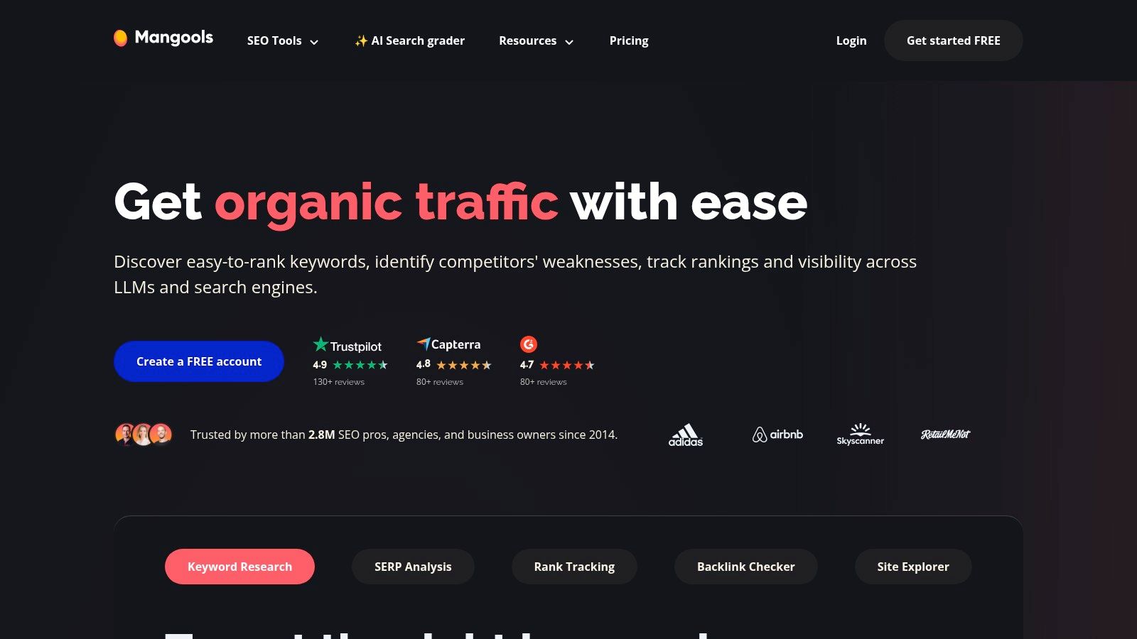 Mangools — KWFinder