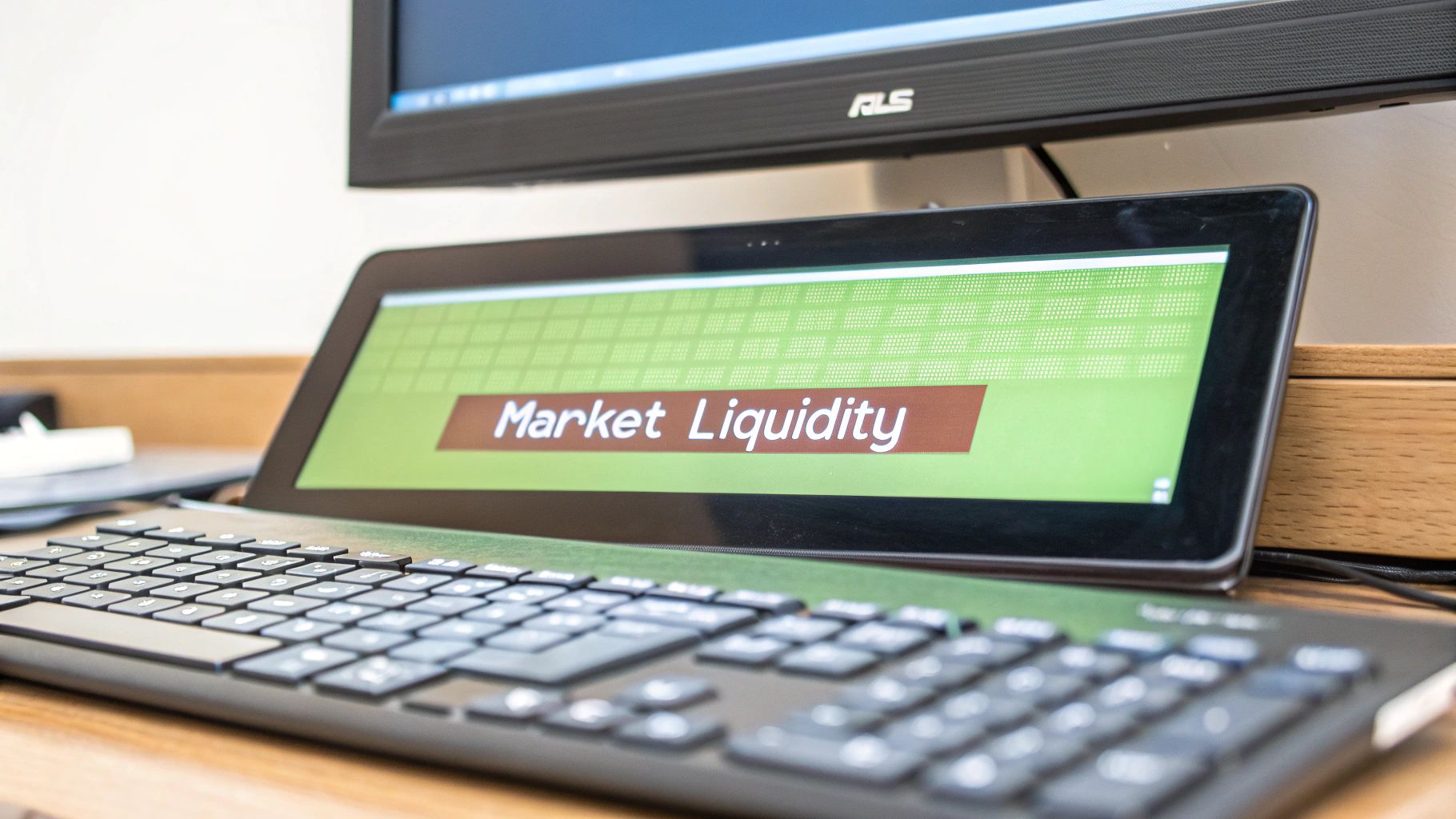 A chart showing high liquidity for monthly options and lower liquidity for weekly options