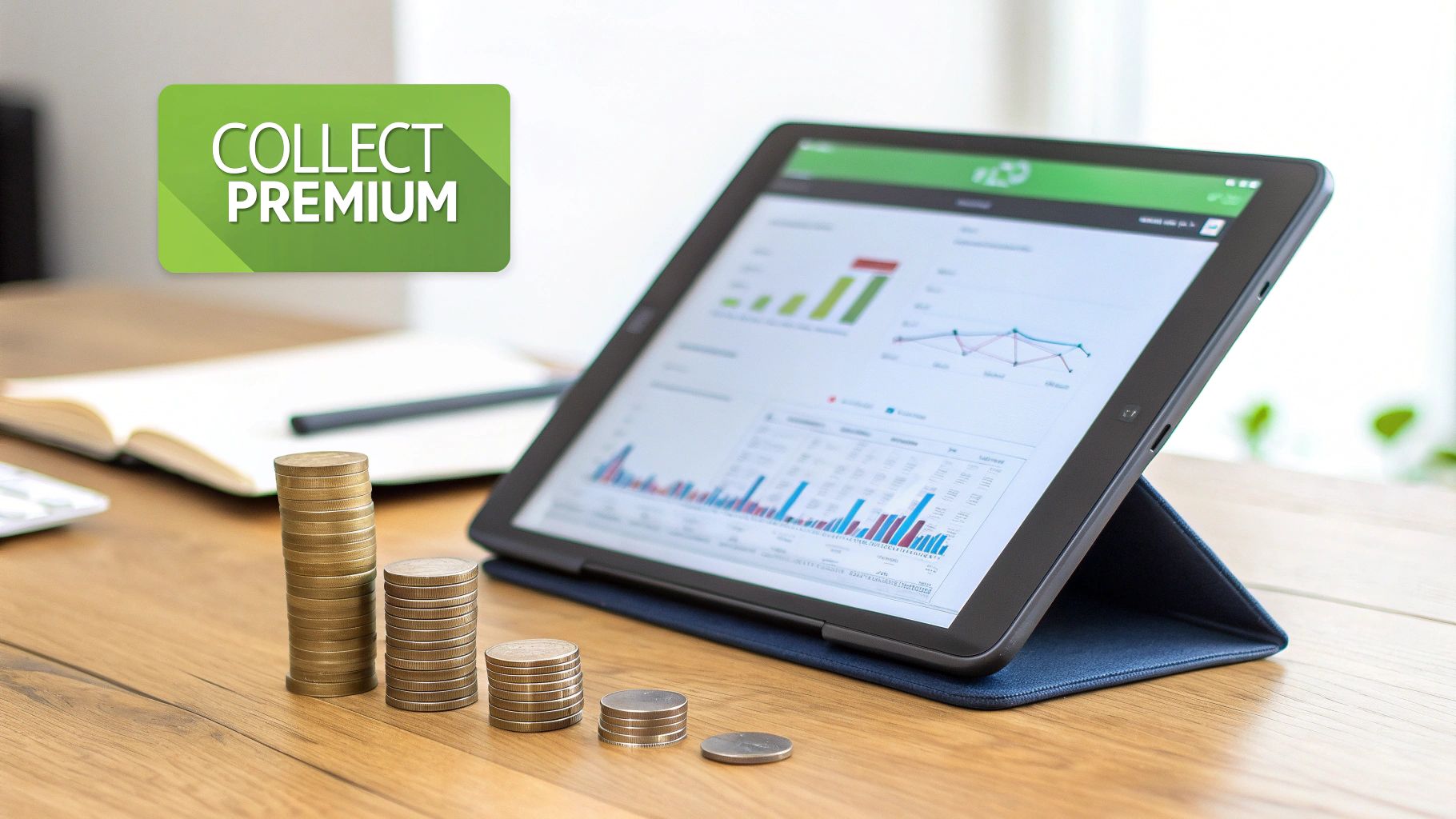 Illustration of a bull and bear clashing over a stock chart, representing options trading strategies