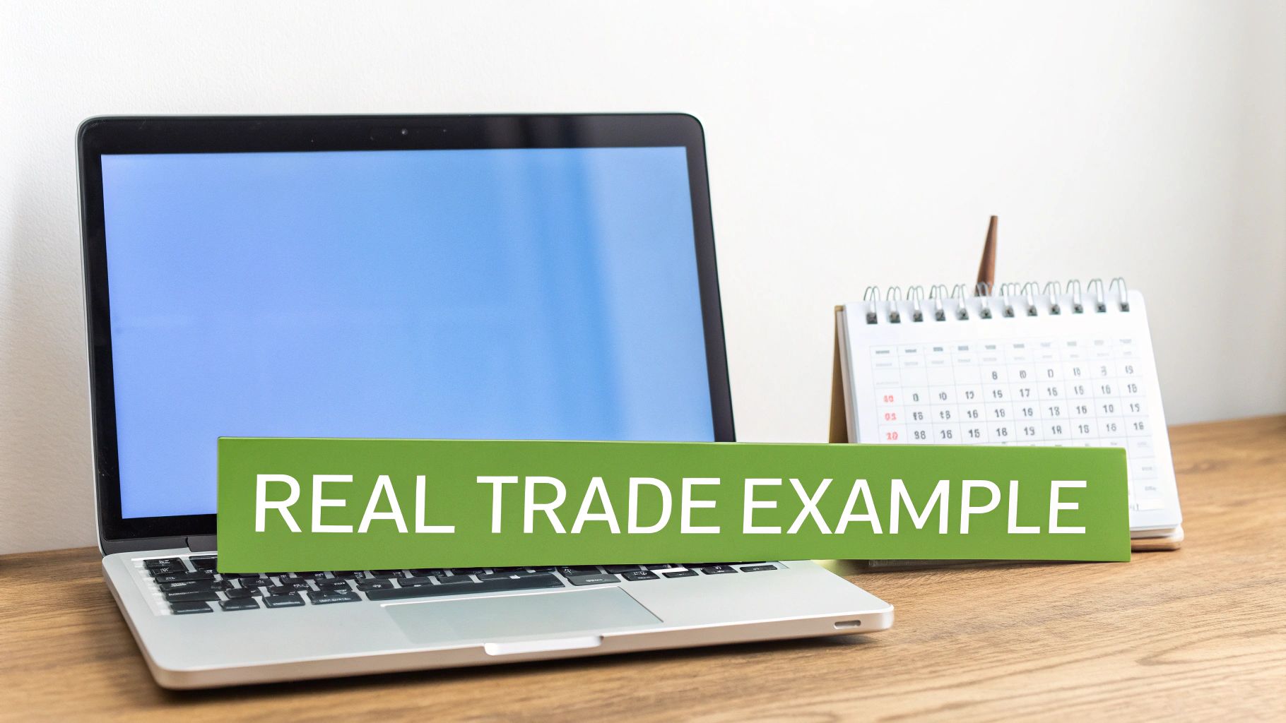 Two bar charts side-by-side, one showing an option's value declining over time (labeled 'Buyer's View'), and the other showing a trader's profit increasing over time (labeled 'Seller's View').