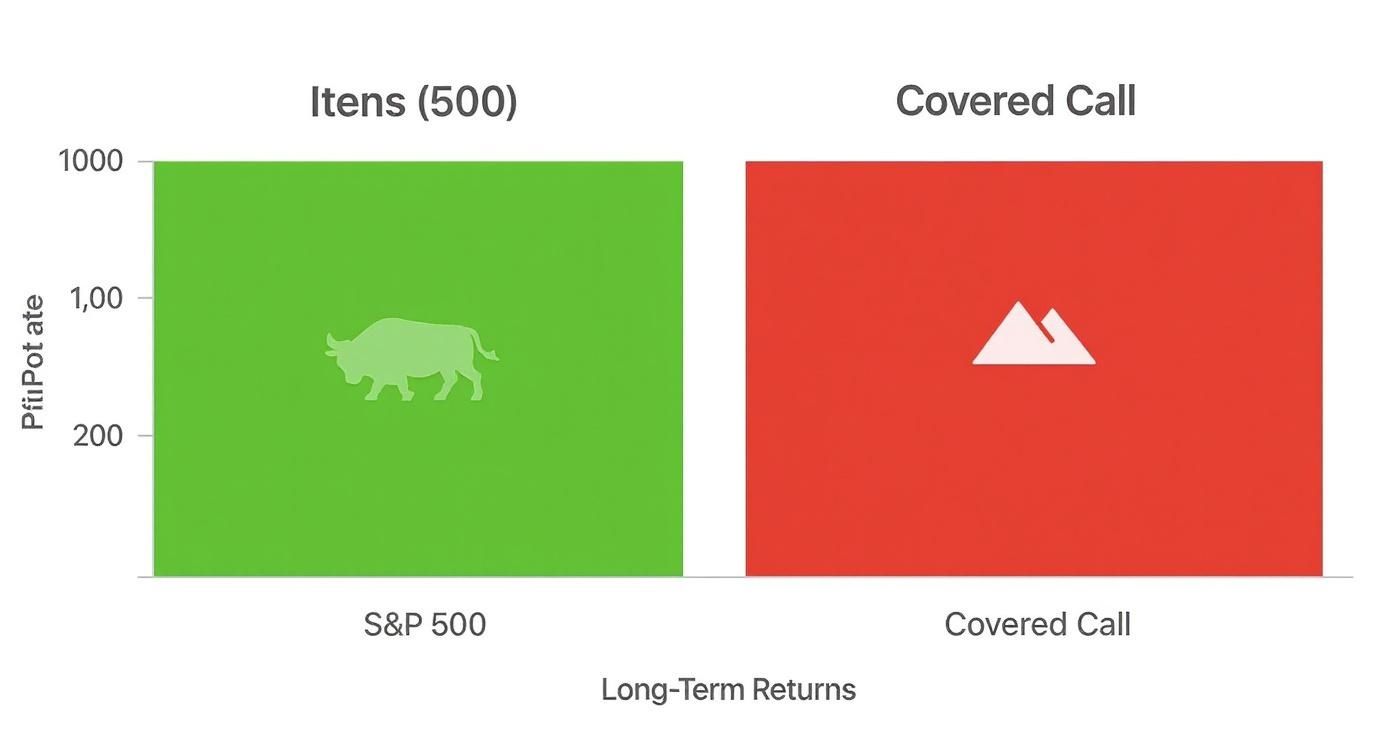 Infographic about covered calls risks