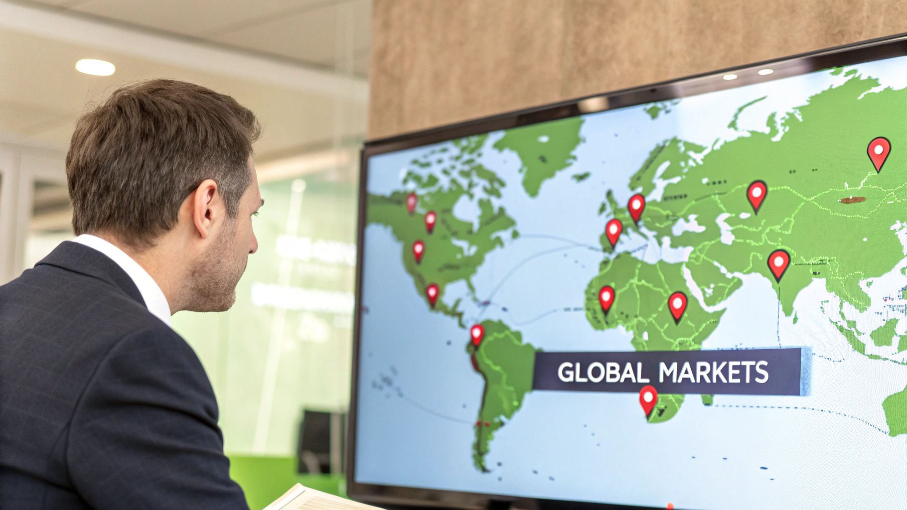 Infographic explaining the benefits of Geographic Diversification