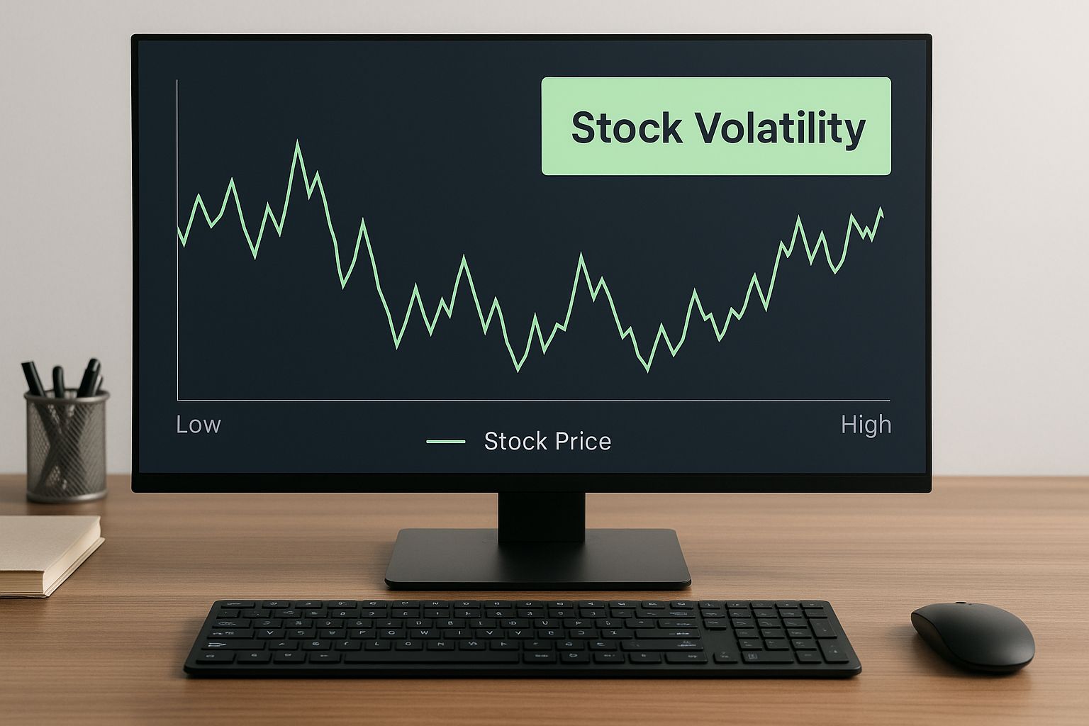 Infographic about what is stock volatility