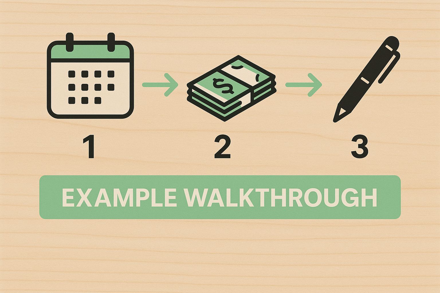 Infographic about cash secured put example