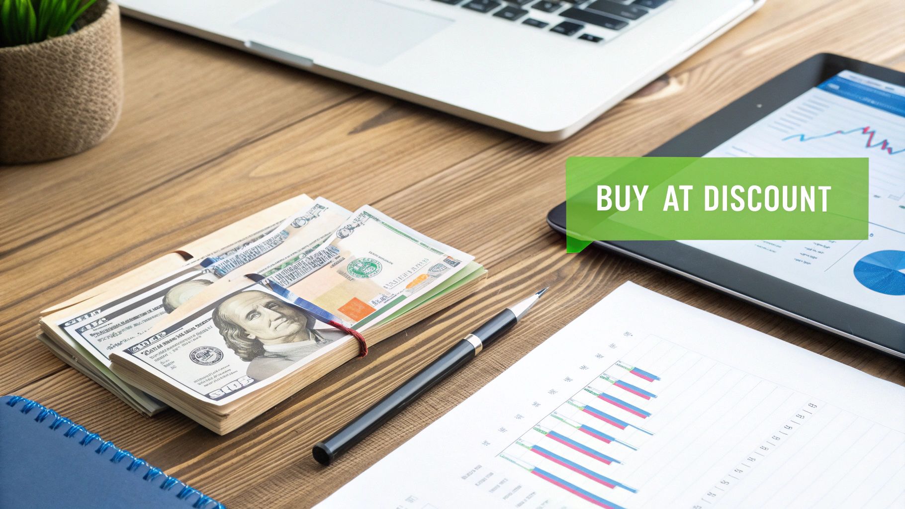 A chart illustrating the mechanics of a cash-secured put option strategy.