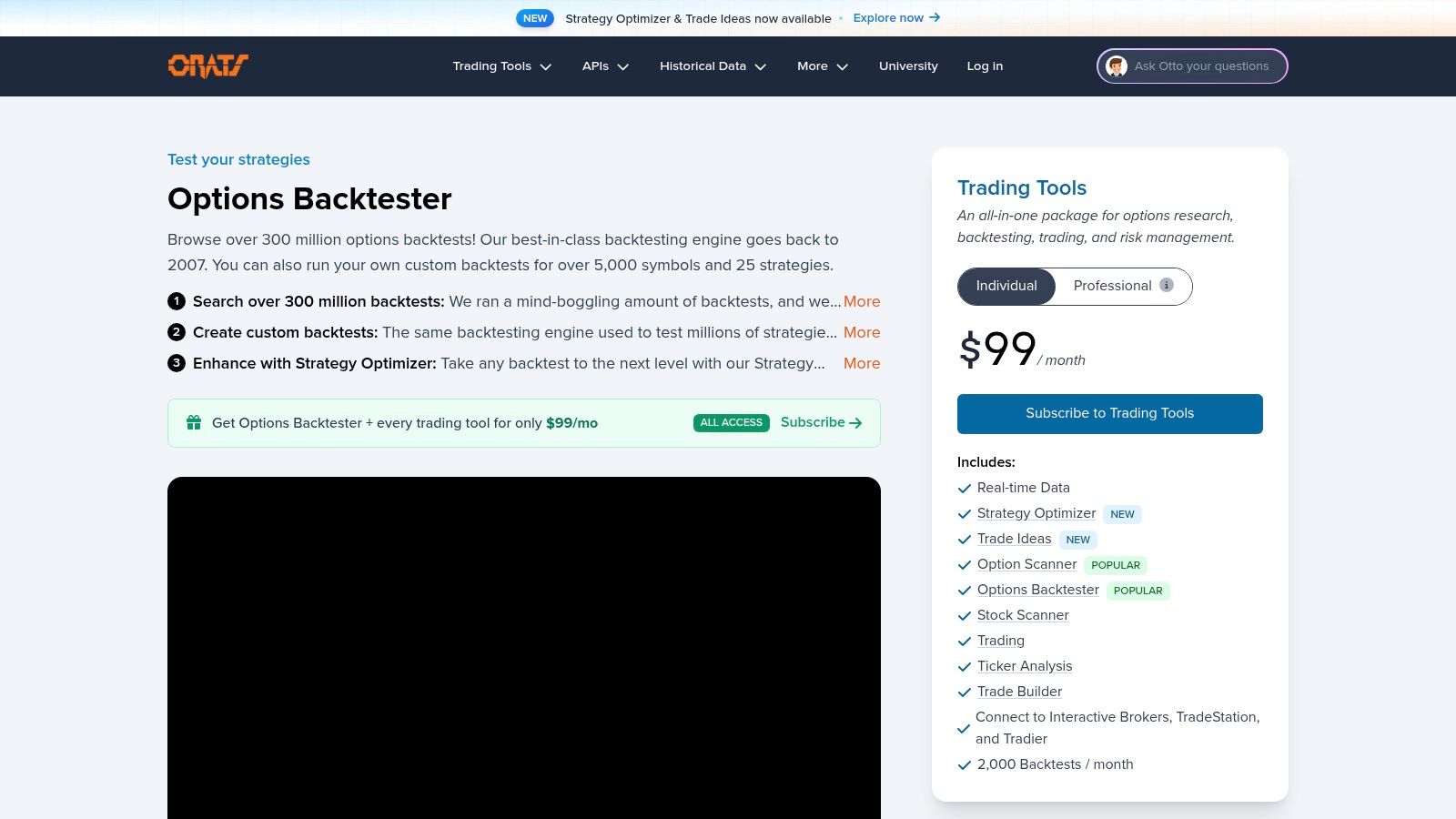 ORATS (Options Research & Technology Services)