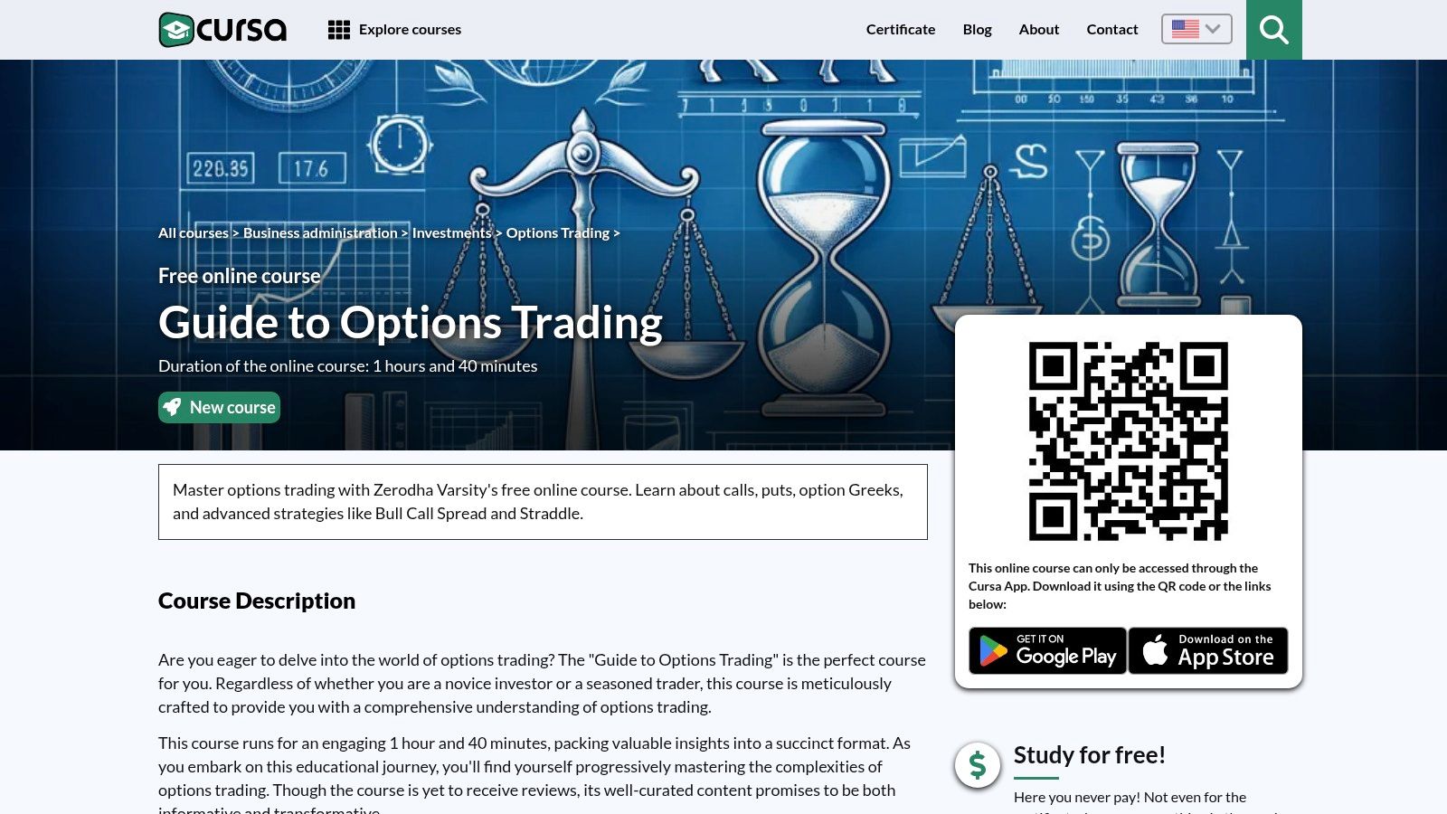 Cursa: Guide to Options Trading