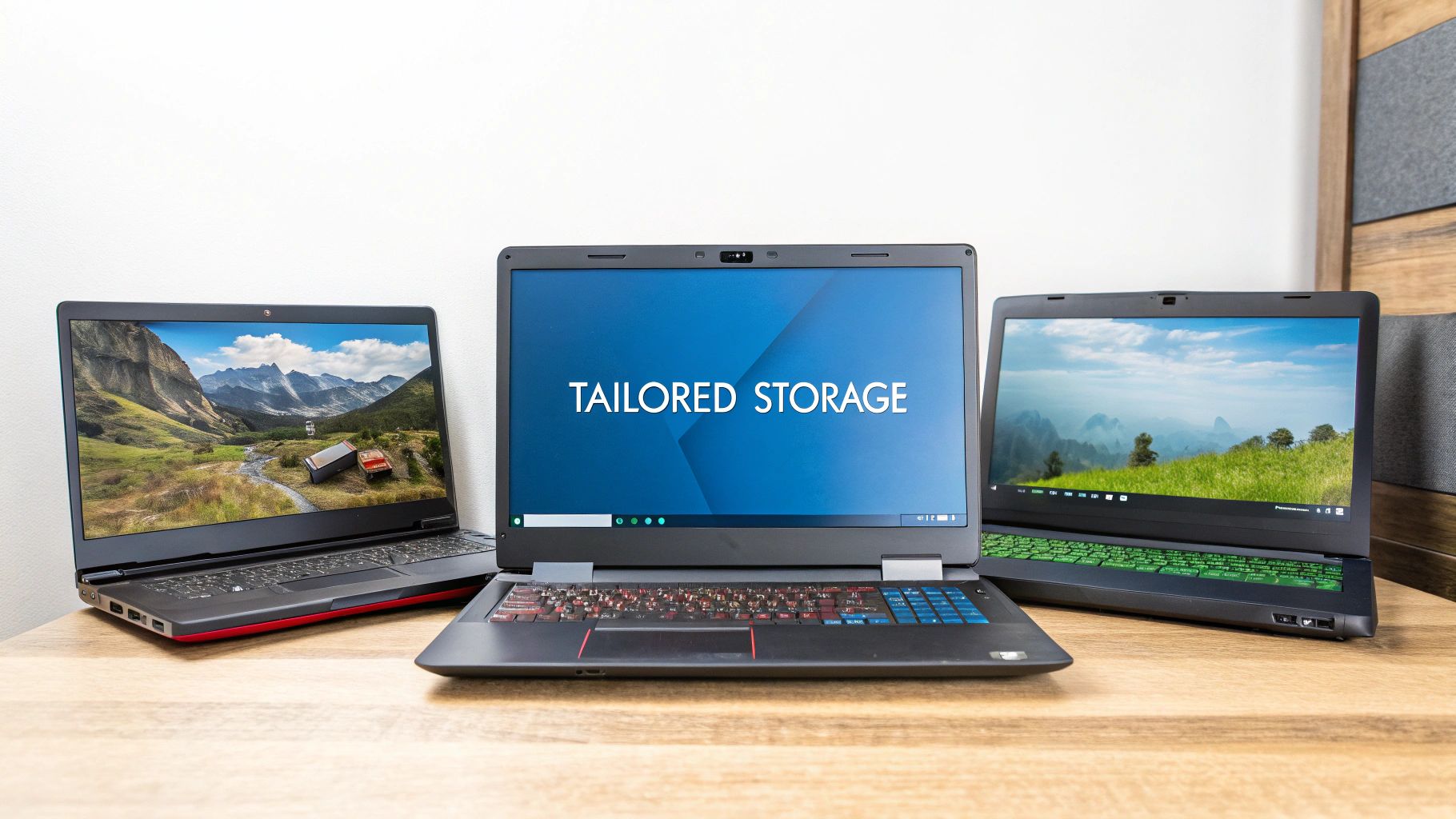 A professional working on a laptop in a modern industrial setting.